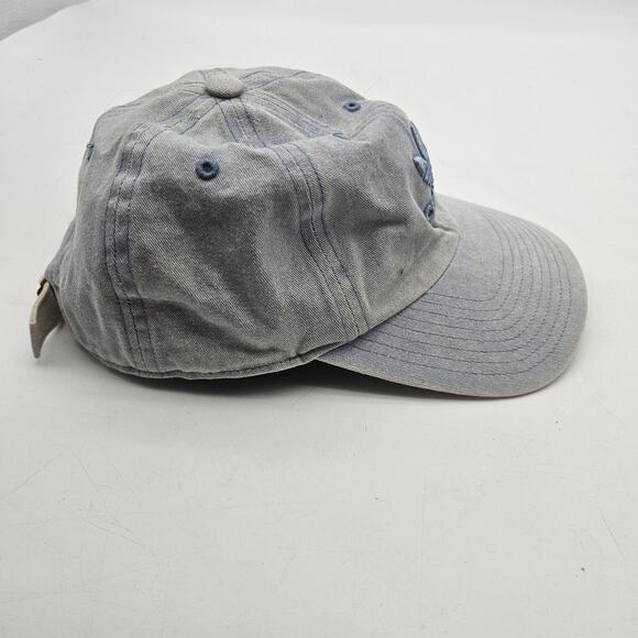 Adidas Originals Hat Cap Strap Back Light Blue Trefoil Logo Cotton Dad Hat Mens - Picture 5 of 9